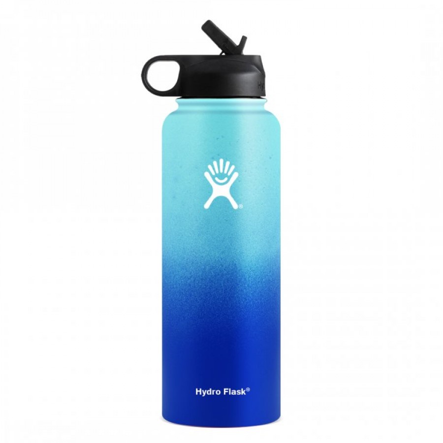 teal and grey hydro flask