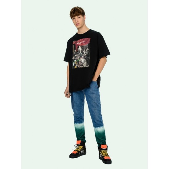 Off-White Black Caravaggio Painting S/S Over T-shirt Off-White Black Caravaggio Painting S/S Over T-shirt