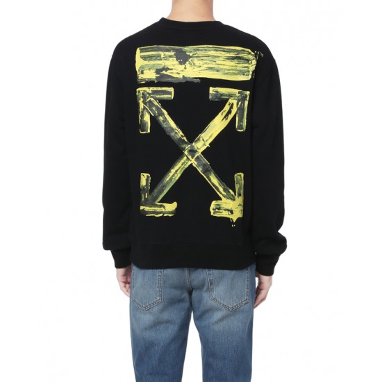 Off-White Mens Black Arrows Sweatshirt Off-White Mens Black Arrows Sweatshirt