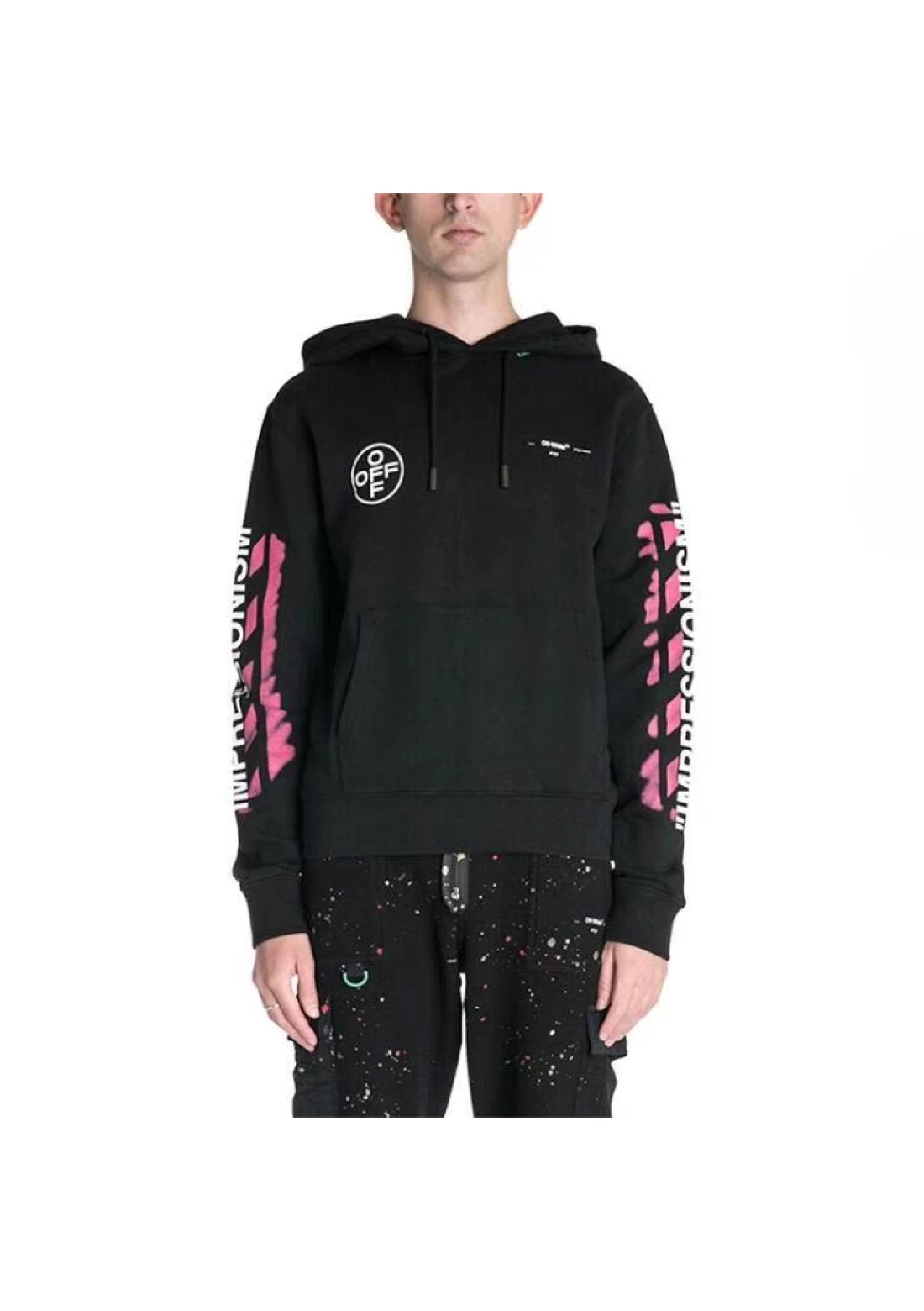 Cheap Off-White Black Diag Hoodie