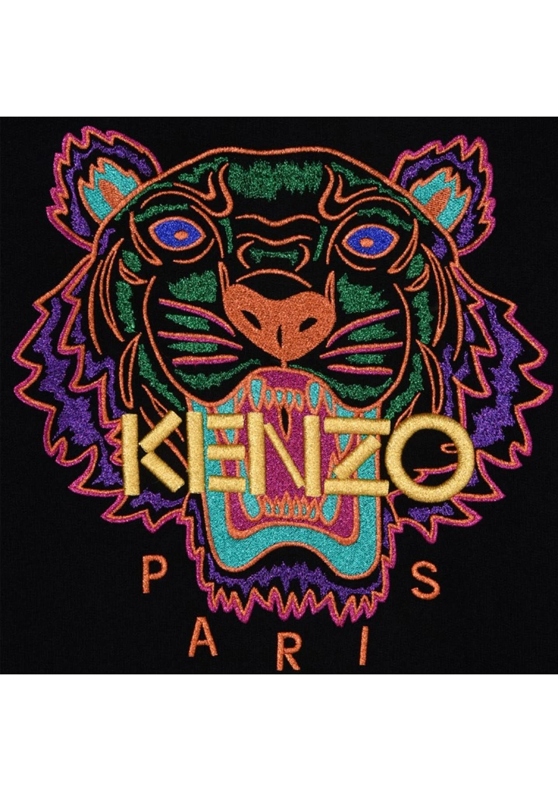 Kenzo Womens Holiday Capsule Collection Tiger sweater black