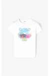 Kenzo Womens BLANC – KENZO T-SHIRT TIGRE ‘RAINBOW’ FEMME BLANC